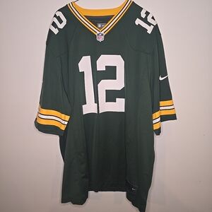 Green and Yellow Nike Jersey